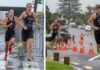 Morgan, Goodisson shine in miserable Mt Maunganui trial as critical Olympic Mixed Relay qualifiers loom