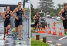 Morgan, Goodisson shine in miserable Mt Maunganui trial as critical Olympic Mixed Relay qualifiers loom